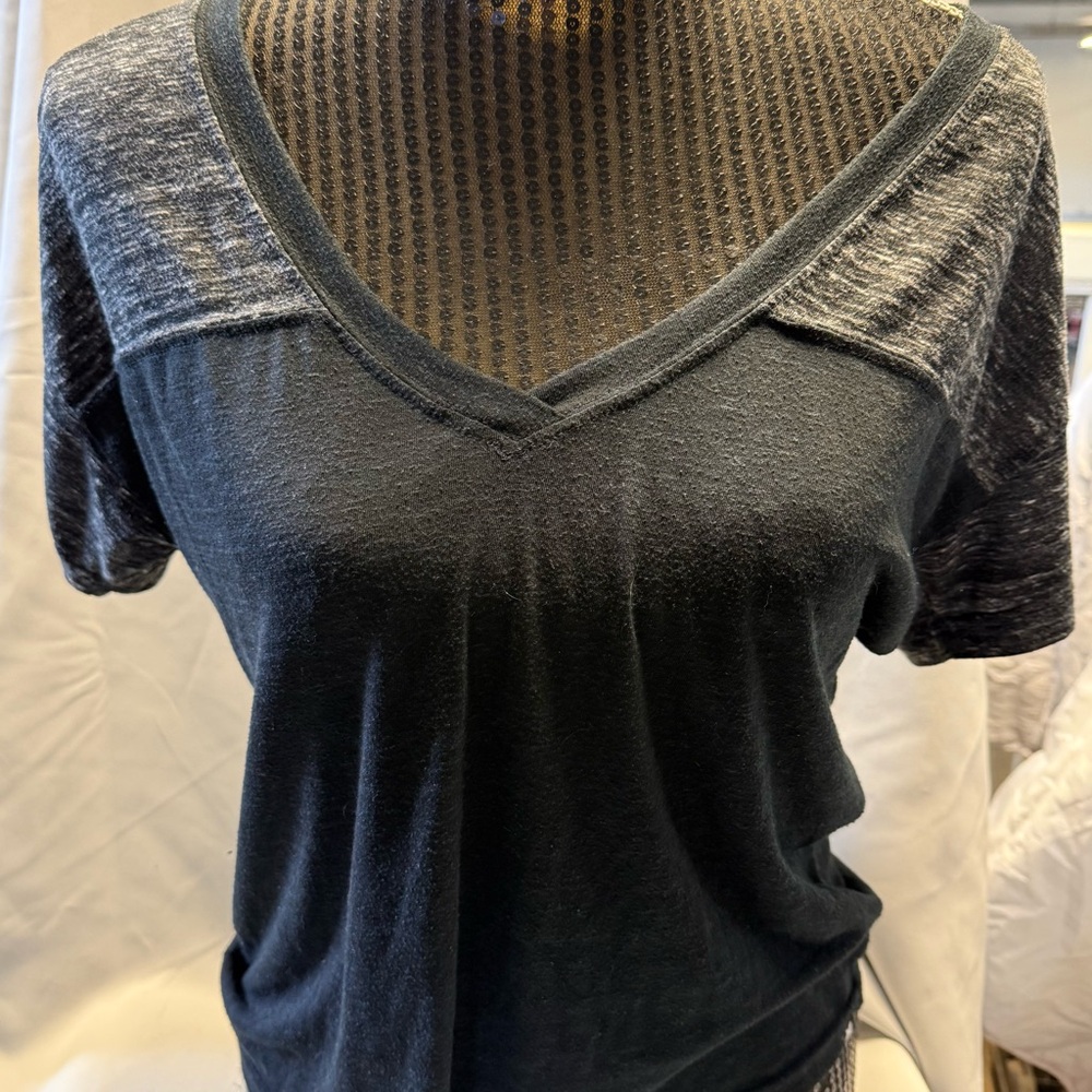 Hurley Black Short Sleeve V-Neck Tee
